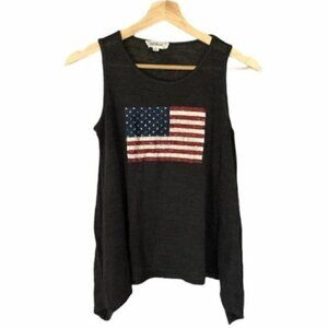 Cloud Chaser American Flag Tank Top S